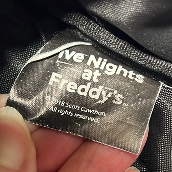 Five Nights at Freddy's 2018 backpack Game Over graphics measures 17 “ by 12 “ - Picture 4 of 7